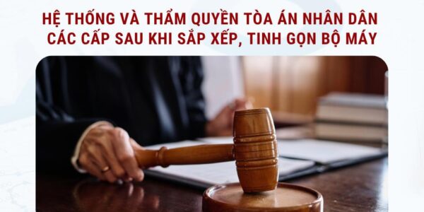Hệ thống và thẩm quyền Tòa án nhân dân các cấp sau khi sắp xếp, tinh gọn bộ máy