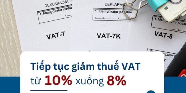 Tiếp tục giảm thuế VAT từ 10% xuống 8% đến cuối năm 2026