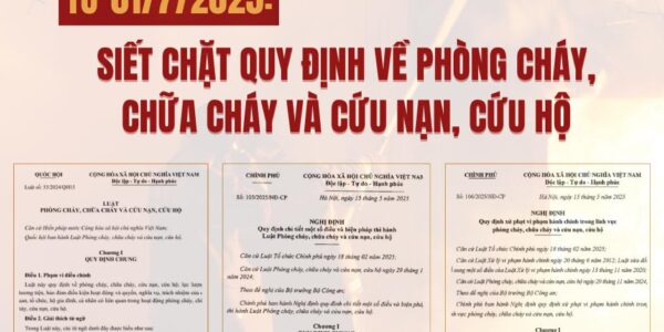 Từ 01/7/2025, siết chặt quy định về phòng cháy, chữa cháy và cứu nạn, cứu hộ