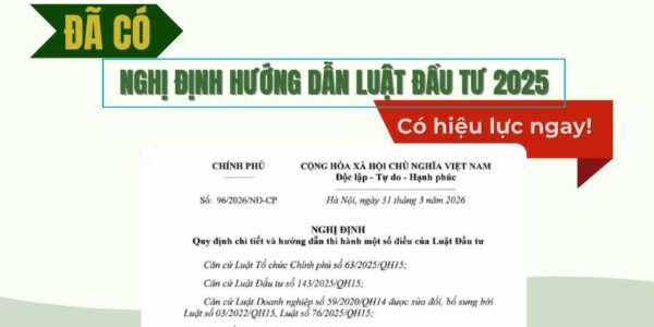 ĐÃ CÓ NGHỊ ĐỊNH HƯỚNG DẪN LUẬT ĐẦU TƯ 2025