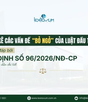 Thống kê các vấn đề “bỏ ngỏ” của Luật Đầu tư 2025 được giải đáp qua Nghị định 96/2026/NĐ-CP quy định hướng dẫn chi tiết