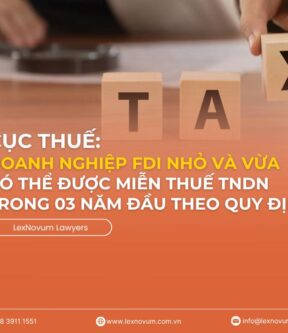 Cục thuế: doanh nghiệp FDI nhỏ và vừa có thể được miễn thuế TNDN trong 03 năm đầu theo quy định