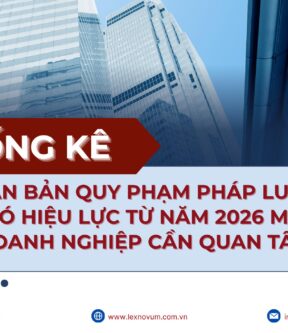 Thống kê văn bản quy phạm pháp luật có hiệu lực từ năm 2026 mà doanh nghiệp cần quan tâm