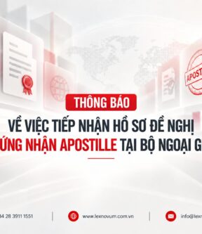 Thông báo về việc tiếp nhận hồ sơ đề nghị chứng nhận Apostille tại Bộ Ngoại giao
